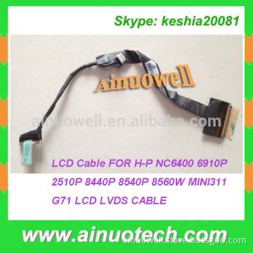 Laptop LCD screen Cable for HP 8440P NC6400 6910P 2510P 8540P 8560W MINI311 G71 LCD LVDS CABLE